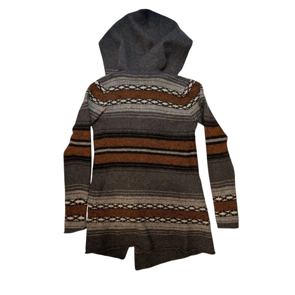 Toad & Co Sweater M Gray Brown Heartfelt Hoodie Cardigan Merino Wool ($220) - Picture 2 of 2